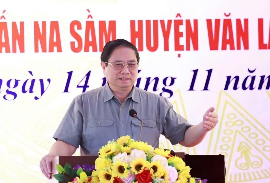 Thủ tướng Phạm Minh Ch&iacute;nh dự Ng&agrave;y hội đo&agrave;n kết to&agrave;n d&acirc;n tộc tại Lạng Sơn- Ảnh 2.