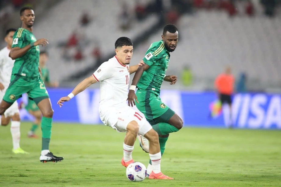 V&ograve;ng loại World Cup 2026: Thắng kịch t&iacute;nh Ả Rập X&ecirc; &Uacute;t, Indonesia l&agrave;m n&ecirc;n lịch sử - Ảnh 1.