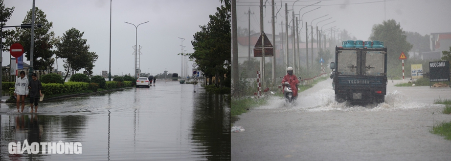 Nhiều tuyến đường TP Huế ngập sâu, người dân bì bõm lội nước- Ảnh 14. Nhiều tuyến đường TP Huế ngập sâu, người dân bì bõm lội nước- Ảnh 14.