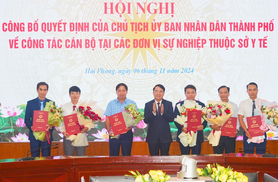 Hải Ph&ograve;ng điều động, bổ nhiệm loạt l&atilde;nh đạo tại 6 đơn vị sự nghiệp thuộc Sở Y tế- Ảnh 1.
