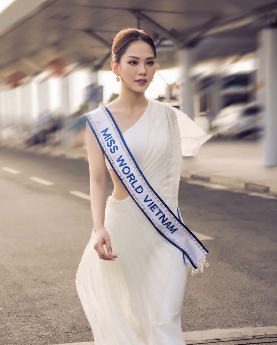 Mai Phương thăng hạng, đứng Top 9 th&iacute; sinh nổi bật nhất Miss World 2024- Ảnh 4.