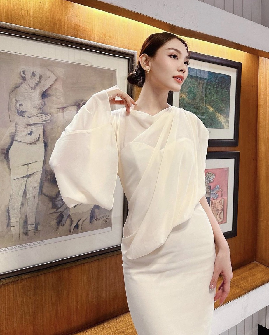 Mai Phương thăng hạng, đứng Top 9 th&iacute; sinh nổi bật nhất Miss World 2024- Ảnh 6.