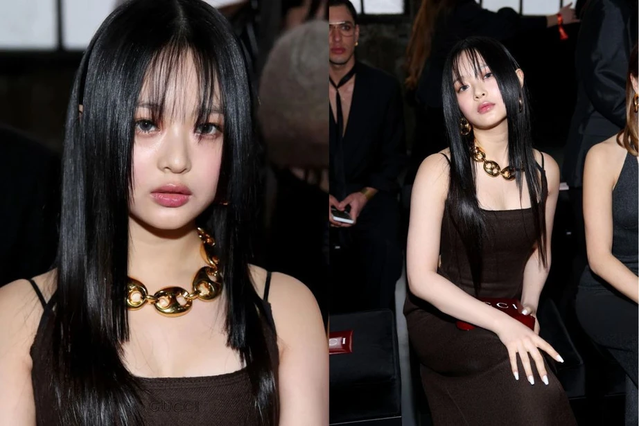 Dấu ấn của thần tượng Kpop trẻ tuổi Hanni tại Milan Fashion Week- Ảnh 1.