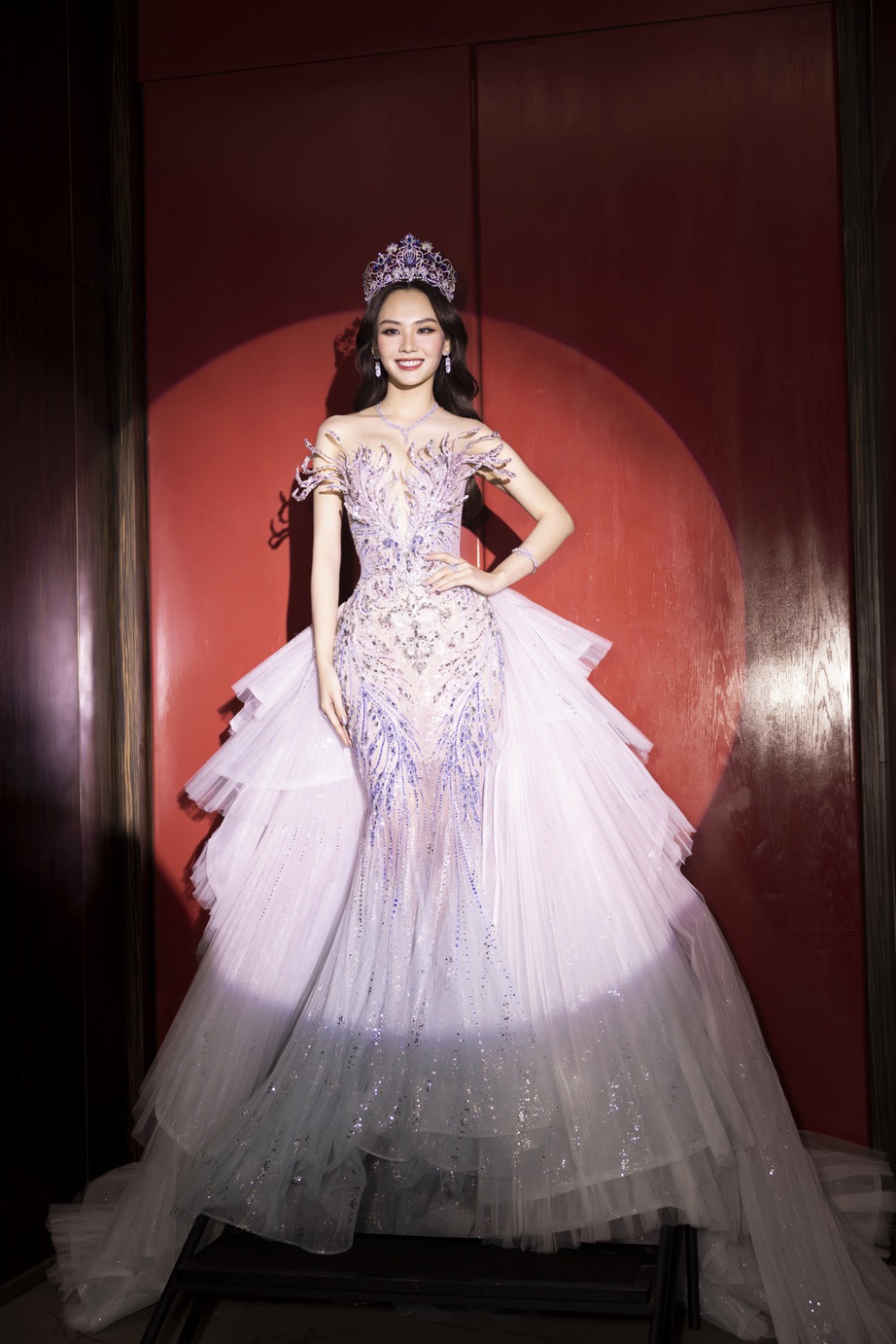 Hoa hậu Mai Phương ch&iacute;nh thức nhận sash Miss World Vietnam, chinh chiến tại Miss World 71- Ảnh 3.