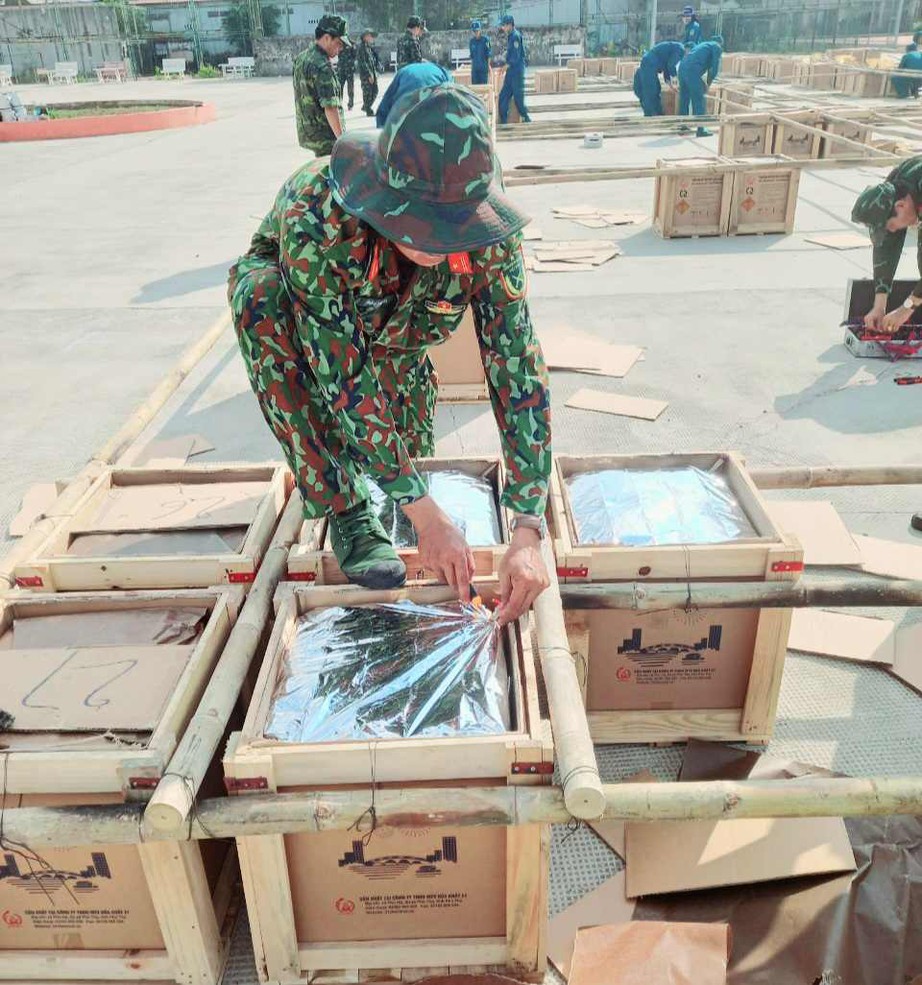 Ba trận địa pháo hoa ở Sóc Trăng sẵn sàng khai hỏa đón năm mới- Ảnh 4. Ba trận địa pháo hoa ở Sóc Trăng sẵn sàng khai hỏa đón năm mới- Ảnh 4.