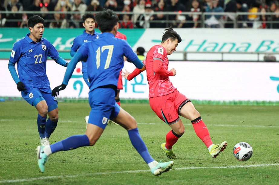 V&ograve;ng loại World Cup 2026: Th&aacute;i Lan tạo địa chấn ngay tr&ecirc;n đất H&agrave;n Quốc- Ảnh 1.