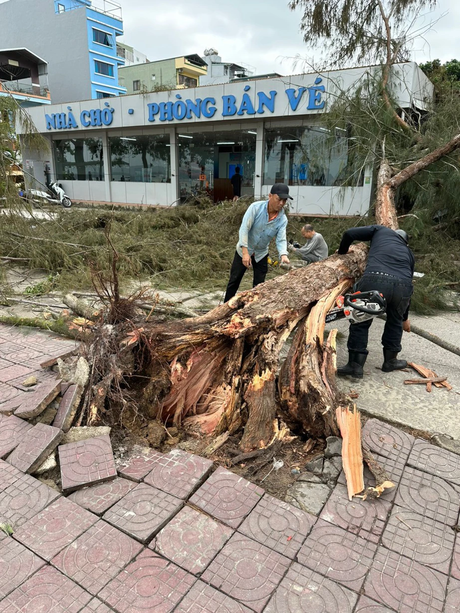 Quảng Ninh cứu hộ 8 ngư d&acirc;n tr&ecirc;n t&agrave;u, thuyền bị đắm do gi&ocirc;ng lốc l&uacute;c rạng s&aacute;ng- Ảnh 2.