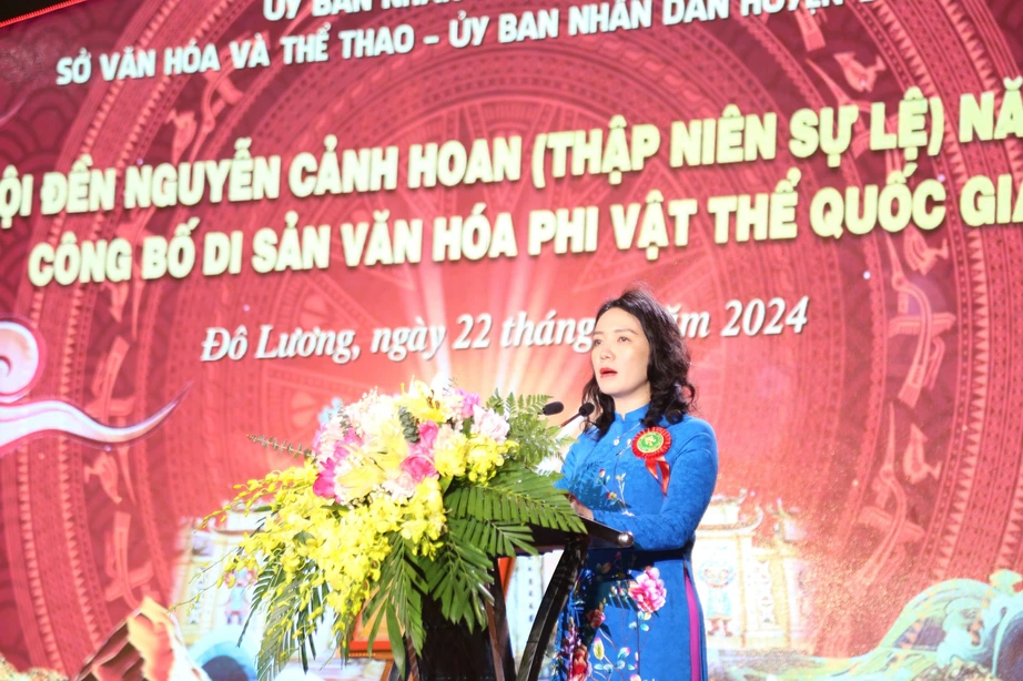Lễ hội đền Nguyễn Cảnh Hoan được c&ocirc;ng nhận Di sản văn h&oacute;a phi vật thể quốc gia- Ảnh 2.