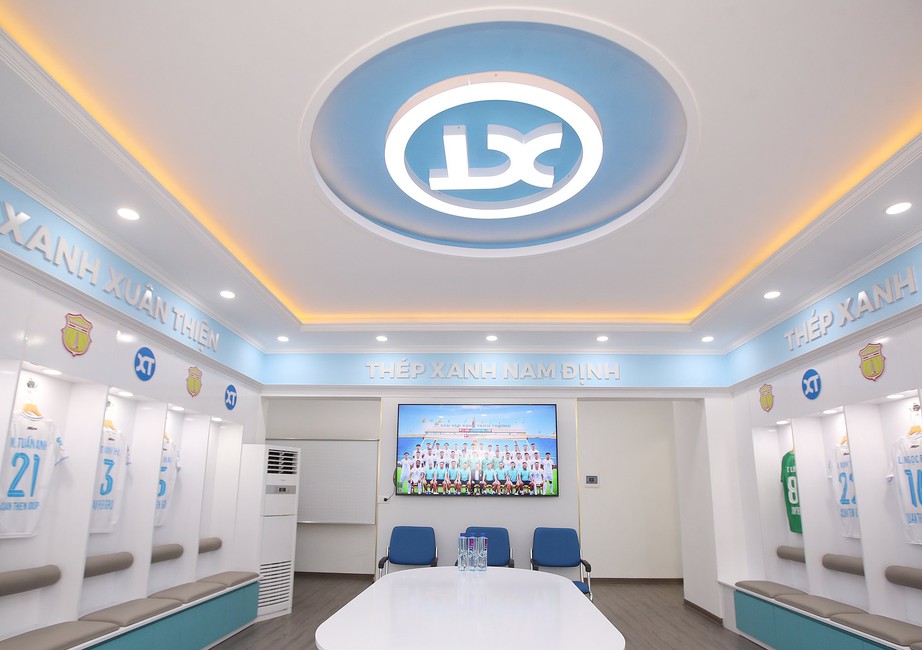 Cận cảnh phòng thay đồ đẹp như Ngoại hạng Anh của đội bóng V-League- Ảnh 4. Cận cảnh phòng thay đồ đẹp như Ngoại hạng Anh của đội bóng V-League- Ảnh 4.