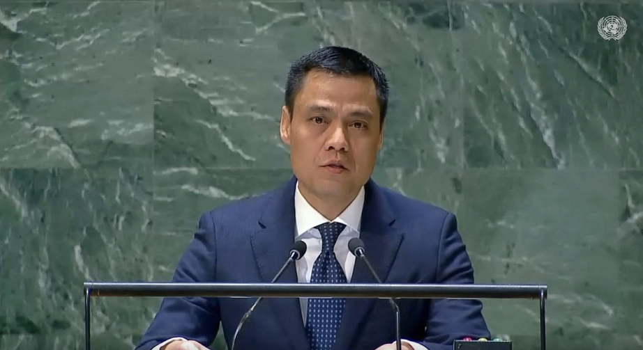 Việt Nam ủng hộ Nhà nước Palestine sớm được gia nhập Liên hợp quốc- Ảnh 1. Việt Nam ủng hộ Nhà nước Palestine sớm được gia nhập Liên hợp quốc- Ảnh 1.