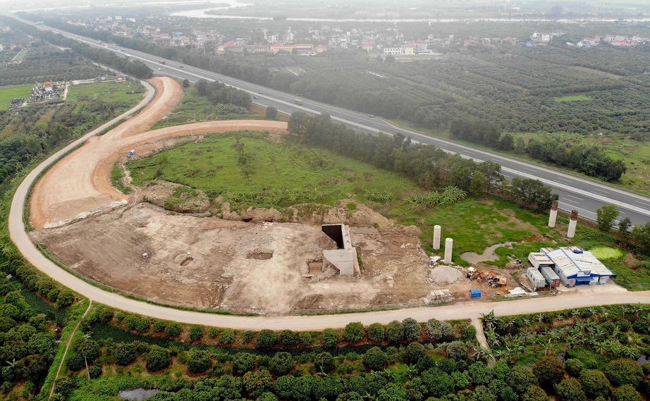 V&igrave; sao dự &aacute;n n&uacute;t giao kết nối đường tỉnh 390 với cao tốc H&agrave; Nội - Hải Ph&ograve;ng chậm tiến độ?- Ảnh 1.