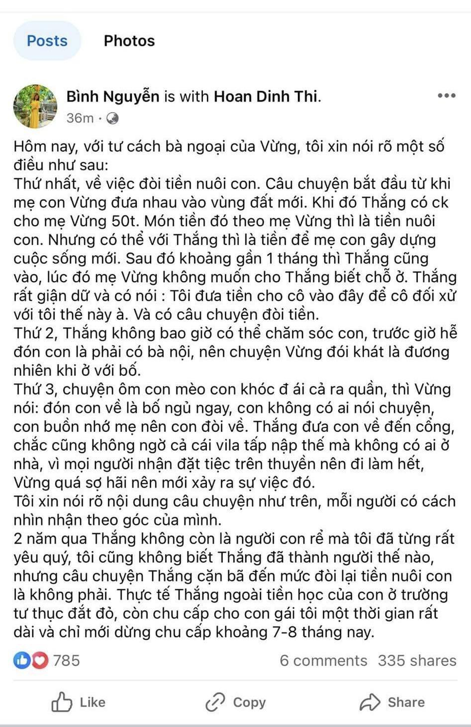Vợ cũ Thắng (Ngọt) hy vọng con được tự h&agrave;o th&ecirc;m về bố- Ảnh 3.
