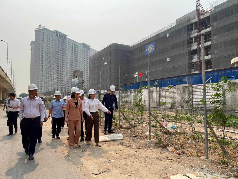 H&agrave; Nội sắp c&oacute; tuyến đường rộng 40m tiếp gi&aacute;p Bệnh viện Nhi - Ảnh 1.