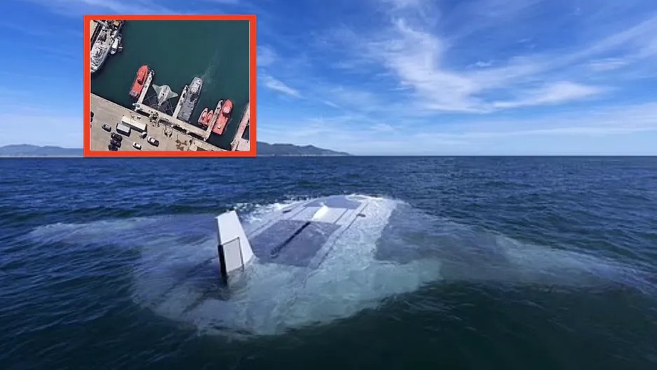 T&agrave;u ngầm Manta Ray c&oacute; khả năng di chuyển qua c&aacute;c đại dương m&agrave; kh&ocirc;ng cần con người gi&aacute;m s&aacute;t, tiếp nhi&ecirc;n liệu. (Ảnh: Daily Mail)