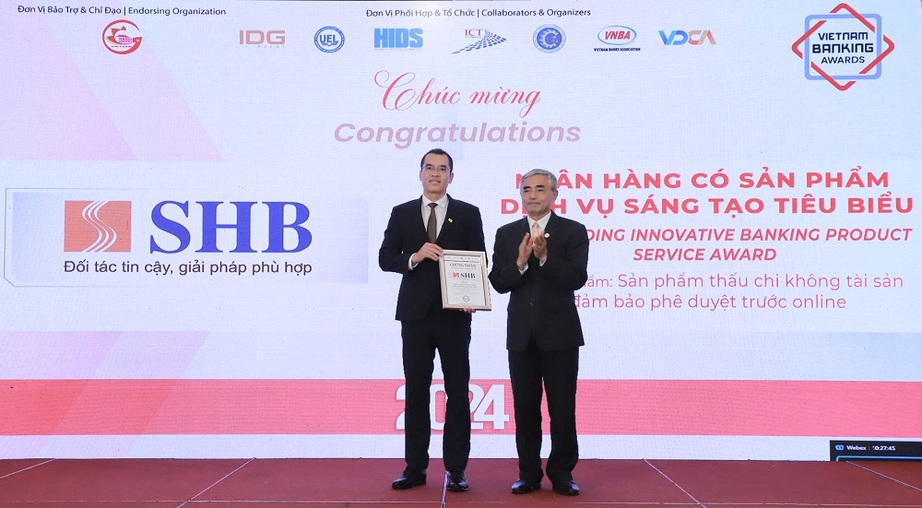 SHB được vinh danh &ldquo;Ng&acirc;n h&agrave;ng c&oacute; sản phẩm dịch vụ s&aacute;ng tạo ti&ecirc;u biểu&rdquo;- Ảnh 2.