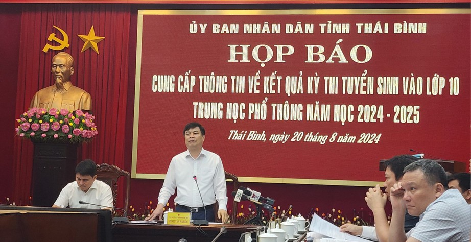 Th&aacute;i B&igrave;nh c&ocirc;ng bố điểm chuẩn kỳ thi v&agrave;o lớp 10 sau thanh tra- Ảnh 1.