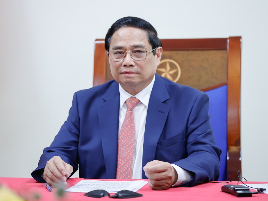 Thủ tướng Phạm Minh Ch&iacute;nh điện đ&agrave;m với t&acirc;n Thủ tướng Th&aacute;i Lan Paetongtarn Shinawatra - Ảnh 1.