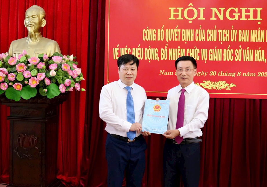 Nam Định bổ nhiệm nhiều l&atilde;nh đạo chủ chốt- Ảnh 1.