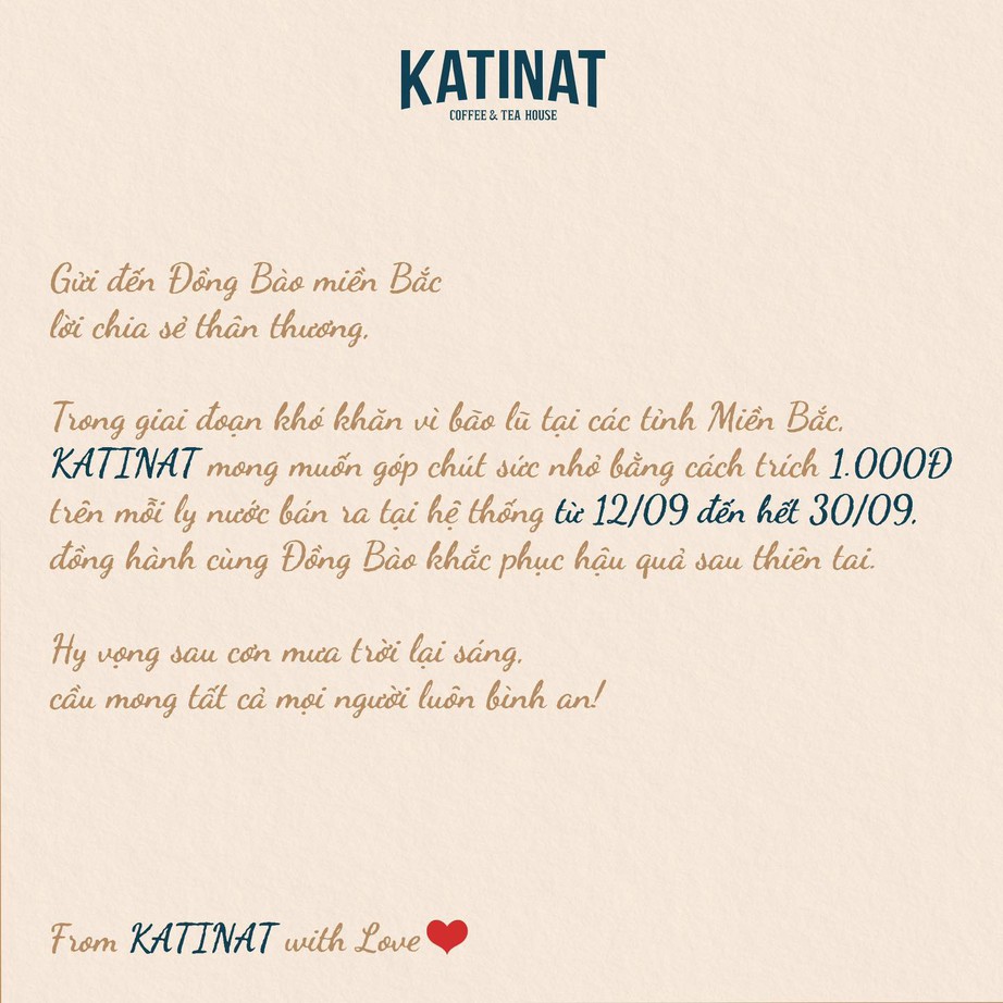 Giải m&atilde; b&agrave;i to&aacute;n từ thiện 1.000 đồng/ly đồ uống của Katinat g&acirc;y &ldquo;b&atilde;o phẫn nộ&rdquo; dư luận- Ảnh 1.