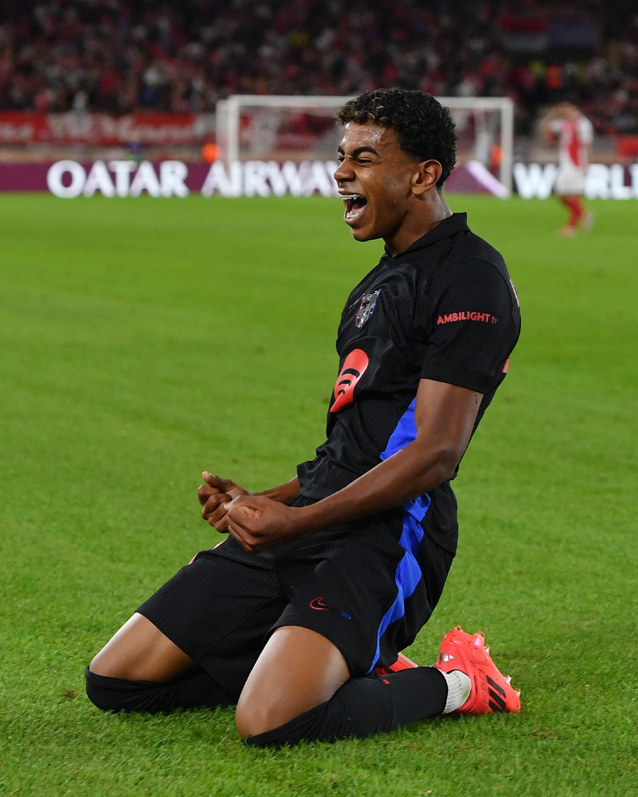 Champions League: Thần đồng 17 tuổi lập c&ocirc;ng, Barcelona vẫn thua đau Monaco - Ảnh 1.