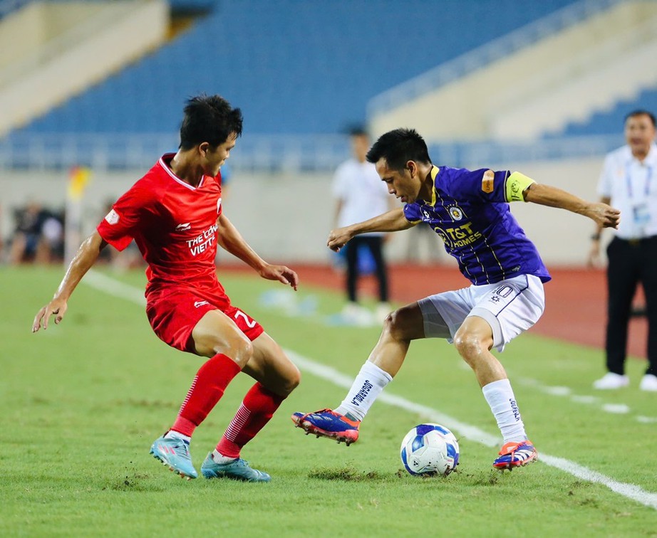 V-League: H&agrave; Nội FC thua ngược Thể C&ocirc;ng Viettel, H&agrave; Tĩnh lại c&oacute; 3 điểm - Ảnh 1.