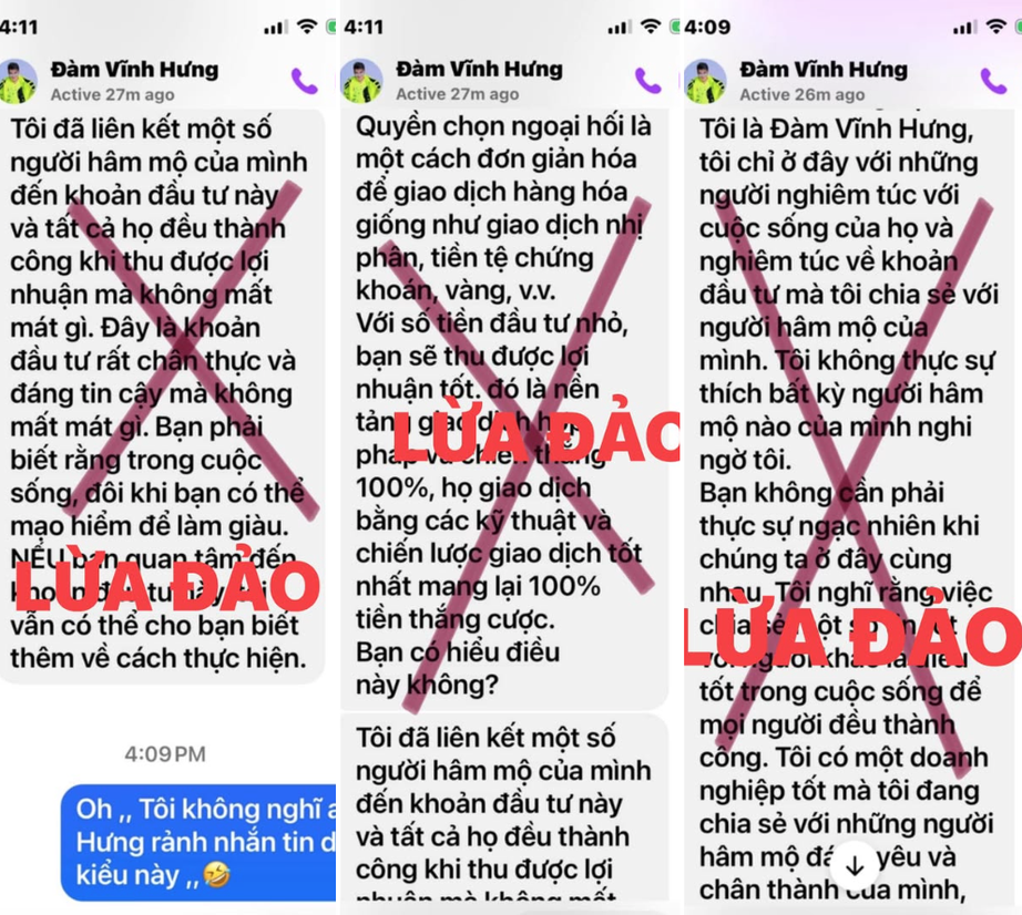 Đ&agrave;m Vĩnh Hưng cảnh b&aacute;o nhiều kẻ mạo danh anh để lừa đảo- Ảnh 1.