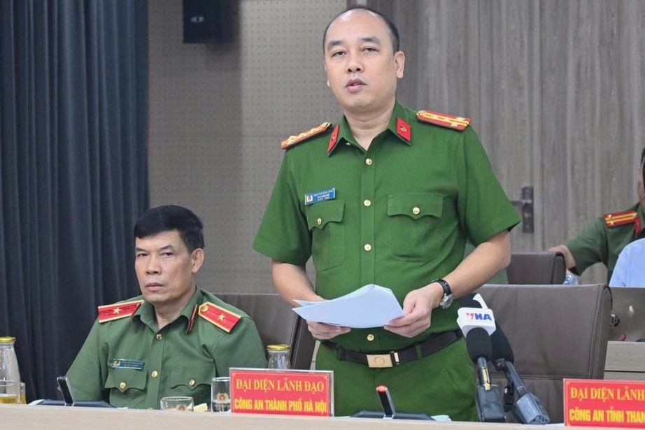 C&ocirc;ng an H&agrave; Nội x&aacute;c minh tr&igrave;nh b&aacute;o vụ tiền ảo AntEx li&ecirc;n quan Shark B&igrave;nh- Ảnh 1.