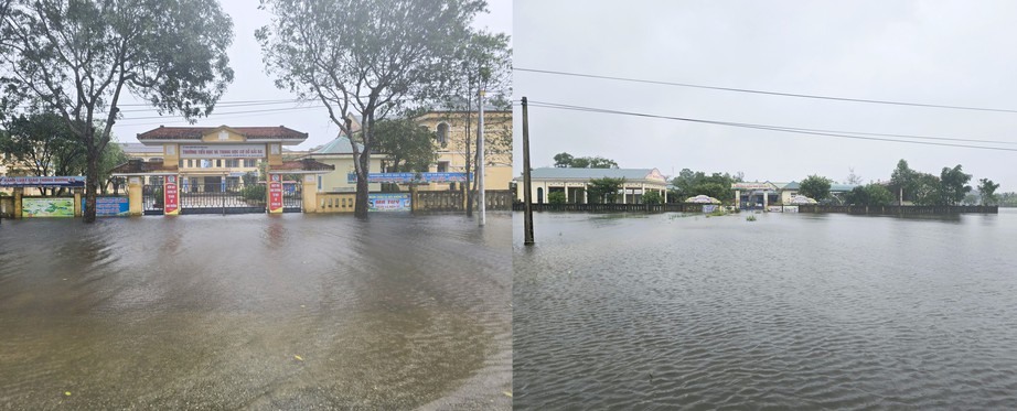 Nhiều nơi ở Quảng Trị ngập s&acirc;u, hai người chết v&agrave; mất t&iacute;ch do mưa lũ- Ảnh 10.