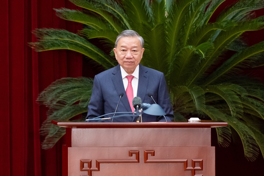 Phát biểu của Tổng Bí thư Tô Lâm tại phiên bế mạc Hội nghị Trung ương 13, khóa XIII- Ảnh 1. Phát biểu của Tổng Bí thư Tô Lâm tại phiên bế mạc Hội nghị Trung ương 13, khóa XIII- Ảnh 1.