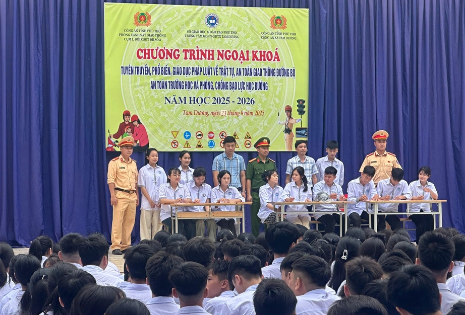 Ph&uacute; Thọ: Xử l&yacute; nghi&ecirc;m học sinh vi phạm giao th&ocirc;ng- Ảnh 1.