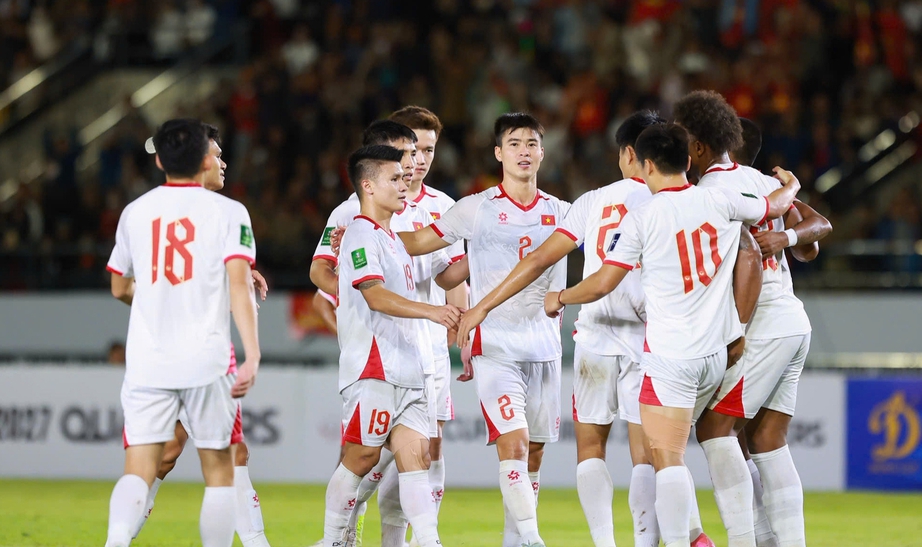 Xu&acirc;n Son tỏa s&aacute;ng, tuyển Việt Nam vượt qua L&agrave;o tại v&ograve;ng loại Asian Cup 2027- Ảnh 2.