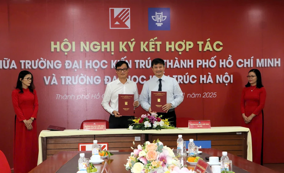 Hai trường Đại học Kiến tr&uacute;c tăng cường hợp t&aacute;c ph&aacute;t triển đ&agrave;o tạo v&agrave; nghi&ecirc;n cứu- Ảnh 1.