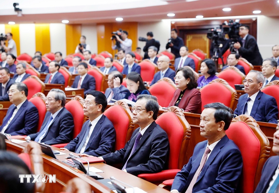 Bế mạc Hội nghị lần thứ 15 Ban Chấp hành Trung ương Đảng khóa XIII- Ảnh 2. Bế mạc Hội nghị lần thứ 15 Ban Chấp hành Trung ương Đảng khóa XIII- Ảnh 2.