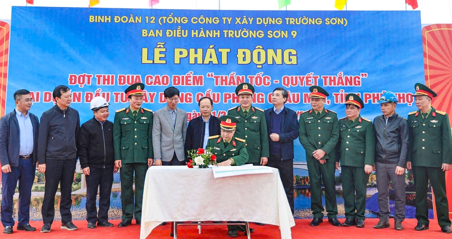 Ph&aacute;t động thi đua thần tốc đưa cầu Phong Ch&acirc;u về đ&iacute;ch- Ảnh 2.