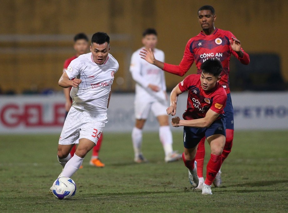 V-League: Thủng lưới ph&uacute;t 90+9, Thể C&ocirc;ng Viettel thua đau CAHN - Ảnh 1.