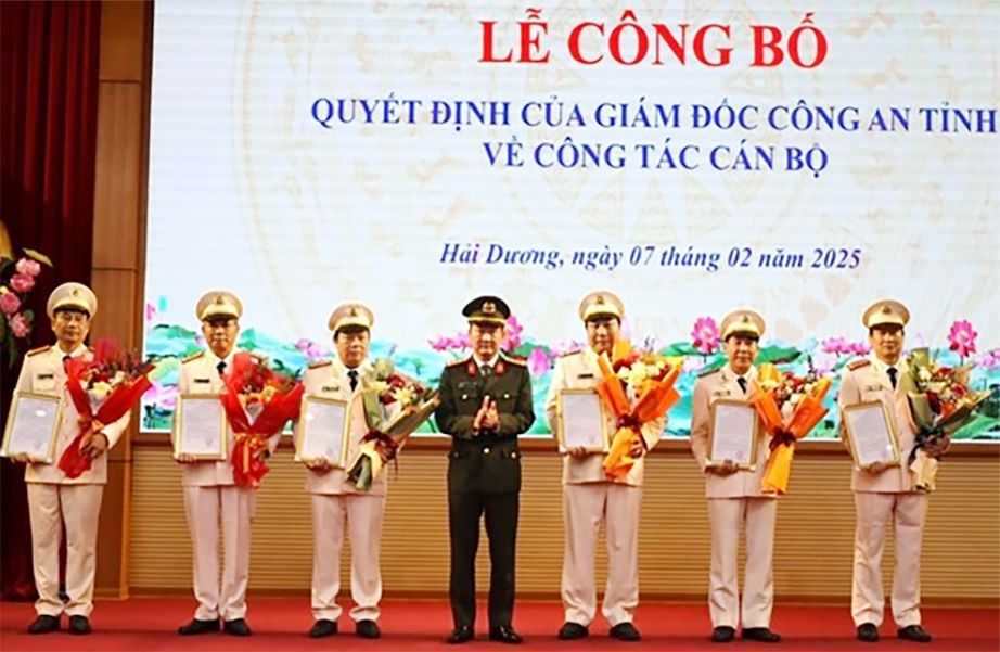 6 trưởng, ph&oacute; ph&ograve;ng C&ocirc;ng an tỉnh Hải Dương xin nghỉ hưu trước tuổi- Ảnh 1.