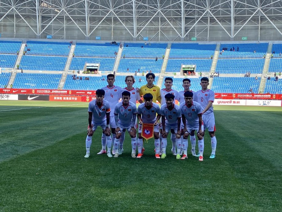 Thủng lưới ph&uacute;t b&ugrave; giờ, U22 Việt Nam mất 3 điểm theo c&aacute;ch đầy tiếc nuối trước H&agrave;n Quốc- Ảnh 1.