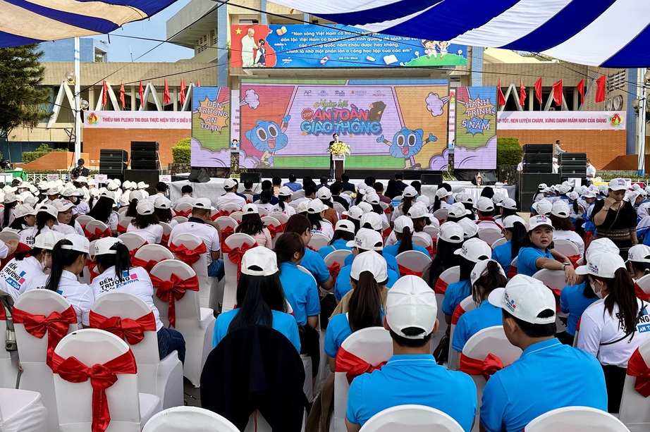 Thiếu nhi Gia Lai, Y&ecirc;n B&aacute;i v&agrave; Quảng Ng&atilde;i h&agrave;o hứng tranh t&agrave;i cuộc thi "Si&ecirc;u nh&iacute; an to&agrave;n"- Ảnh 1.