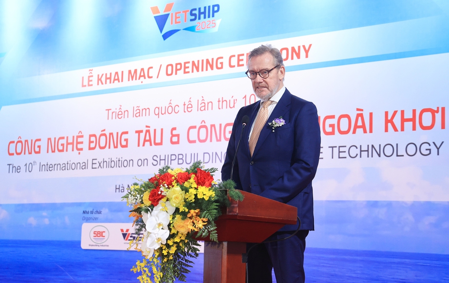 Khai mạc triển l&atilde;m quốc tế c&ocirc;ng nghệ đ&oacute;ng t&agrave;u Vietship 2025- Ảnh 4.