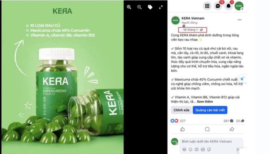 Cục An to&agrave;n thực phẩm y&ecirc;u cầu l&agrave;m r&otilde; chất lượng kẹo rau củ Kera- Ảnh 1.