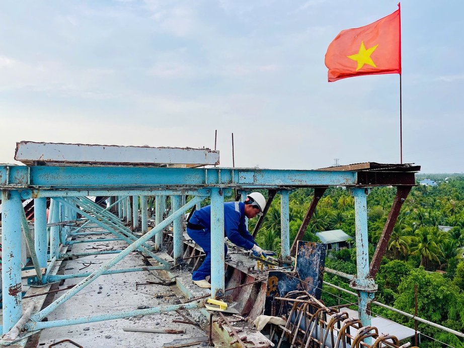 Dự &aacute;n cầu Rạch Miễu 2 vượt tiến độ, sẵn s&agrave;ng hợp long- Ảnh 6.