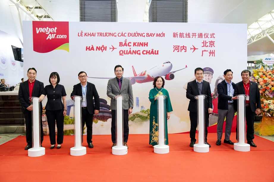 Vietjet mở 4 đường bay mới tới Trung Quốc- Ảnh 2.