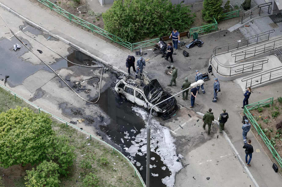 Nổ &ocirc; t&ocirc; gần Moscow, một thiếu tướng Nga thiệt mạng- Ảnh 1.