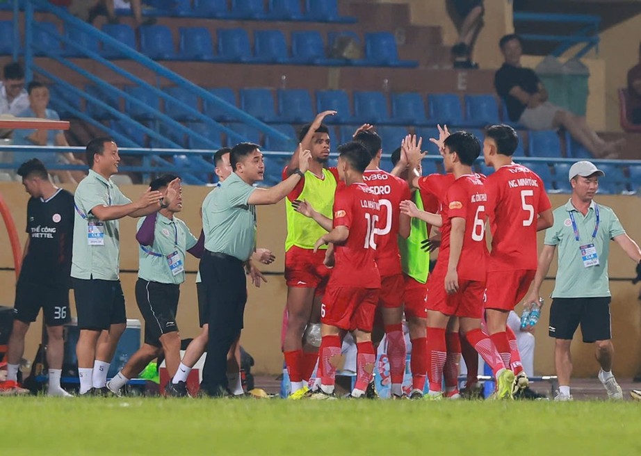 V-League: SLNA thua đau Thể C&ocirc;ng Viettel, H&agrave; Tĩnh chật vật hạ TP.HCM- Ảnh 1.
