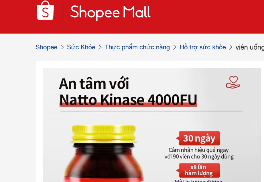 Bộ Y tế yêu cầu Shopee, Lazada ngừng kinh doanh nhiều loại thực phẩm chức năng- Ảnh 1. Bộ Y tế yêu cầu Shopee, Lazada ngừng kinh doanh nhiều loại thực phẩm chức năng- Ảnh 1.
