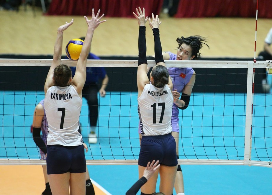 Hạ Kazakhstan, tuyển bóng chuyền nữ Việt Nam vào chung kết AVC Nations Cup 2025- Ảnh 1. Hạ Kazakhstan, tuyển bóng chuyền nữ Việt Nam vào chung kết AVC Nations Cup 2025- Ảnh 1.