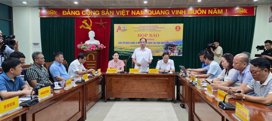 Gần 400 vận động vi&ecirc;n tham dự Giải v&ocirc; địch ch&acirc;u &Aacute; Muay 2025 tại Th&aacute;i Nguy&ecirc;n- Ảnh 1.