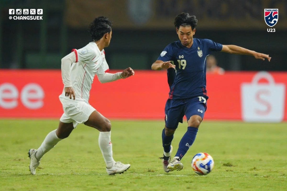 U23 Đ&ocirc;ng Nam &Aacute;: Th&aacute;i Lan v&agrave;o b&aacute;n kết sau trận h&ograve;a Myanmar- Ảnh 1.