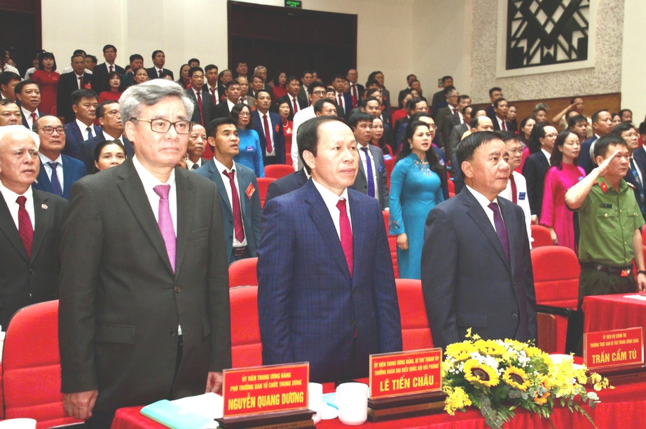 Thường trực Ban Bí thư Trần Cẩm Tú dự Đại hội Đảng bộ phường Hải An- Ảnh 1. Thường trực Ban Bí thư Trần Cẩm Tú dự Đại hội Đảng bộ phường Hải An- Ảnh 1.