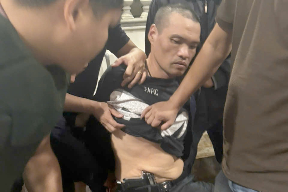 Đối tượng nổ s&uacute;ng khi c&ocirc;ng an kiểm tra nh&agrave; trọ ở Đại Thanh bị bắt tại Quảng Trị- Ảnh 1.